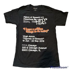 Virgil Abloh 'Figures of Speech" MCA Chicago Exhibit Champion T-Shirt Size Small